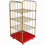 Removable Demountable Roll Cage Shelf | Heavy-Duty Container Shelving Insert