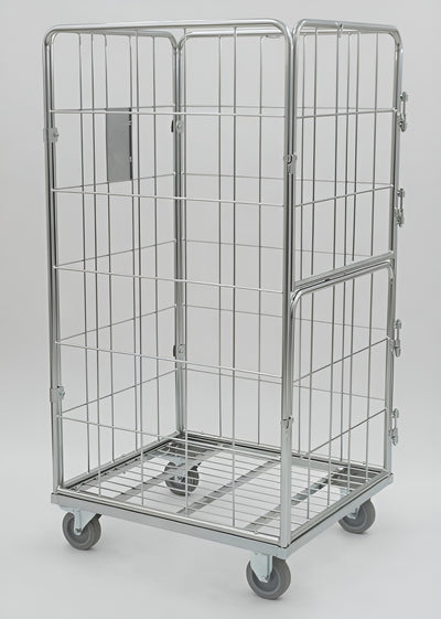 Container 800x700x1500 with Front Doors – Secure Roll Cage for Easy Access - AB Range