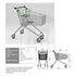 106L Standard Shopping Trolley – Avant Series - AB Range
