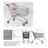 150L High-Capacity Shopping Trolley – Avant Series (Model 150N) - AB Range