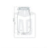 2000ml Kilnclip Glass Jar