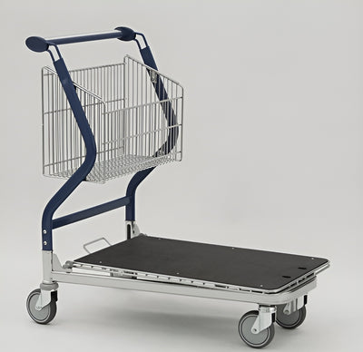 Vario 90 Transport Trolley – Fixed Basket Trolley with Plywood Platform - AB Range