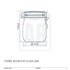 750ml Kilnclip Glass Jar