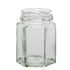 110ml Hexagonal Glass Jar