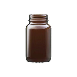 100ml Amber Powder Glass Jar – UV Protective Cosmetic & Storage Jar