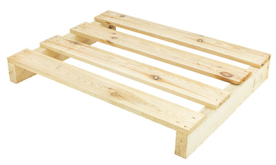 Wood Display Pallet 800 x 600 x 108mm | ISPM 15 Heat Treated Light Export Pallet | 500kg Load Capacity