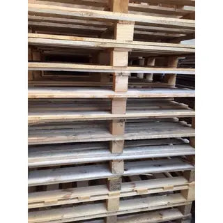 One-Way Wooden Pallet 1200 × 1000 × 120 mm – Used – 400 kg Load