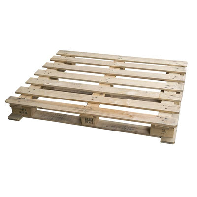 Used Wooden Heavy Duty Pallet 1000 x 1200 x 160mm | Perimeter Base VMF Pallet | 1700kg Load Capacity