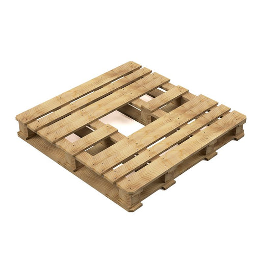 CP8 Chemical Wooden Pallet 1140 x 1140 x 156mm | New Heavy Duty Big Bag Pallet | 1500kg Load Capacity | Perimeter Base
