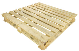 CP9 Chemical Wooden Pallet 1140 x 1140 x 156mm | New Heavy Duty Industrial Pallet | 1500kg Load Capacity | ISPM15 Treated | Cross Deck