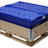 One-Time Wooden Pallet 1200 × 1000 × 136 mm – ISPM 15 – 750 kg Dynamic Load