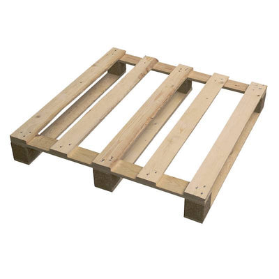 Wooden Pallet 800 x 800 x 120mm | 3 Skids | ISPM 15 Heat Treated Export Pallet
