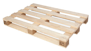 Heavy wooden one-way pallet 1200 x 800 x 123mm ISPM 15 export ready
