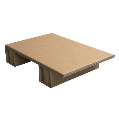 Cardboard Pallet 600 x 400 x 130mm | Lightweight Closed Deck Export Pallet | 150kg Dynamic Load | 400kg Static Load