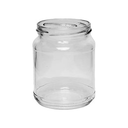 1lb Honey Jar (358ml) – Clear Glass Jar with Recessed Label Panel