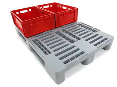 H1 Hygiene Pallet 1200 x 800 x 160mm – Virgin HDPE | HACCP Approved | 1250kg Dynamic Load