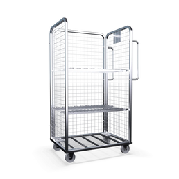 Three Sided Merchandise Picking Trolley