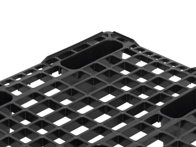 Nestable Plastic Pallet 1200 x 1000 x 125mm with Raised Edge – 900kg Dynamic Load