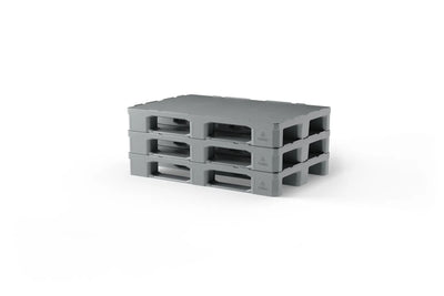 Heavy Duty Hygiene Pallet 1200 x 800 x 155mm – Closed Deck Virgin HDPE | 2000kg Dynamic Load