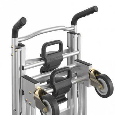 3-in-1 Aluminium Convertible Sack Truck 350kg Puncture Proof Wheels