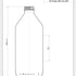575ml Flint Glass Vinegar Oneway Food Bottle - Ardagh