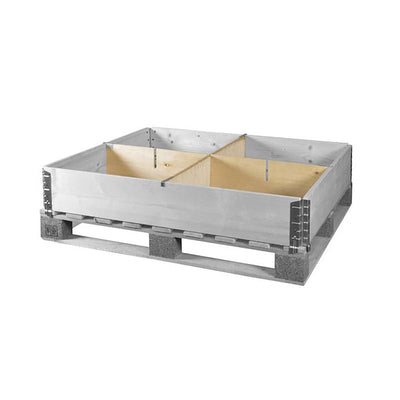 Pallet Collar Divider 1200 x 1000 x 200mm – Multiplex Partition Set (4 Compartments)