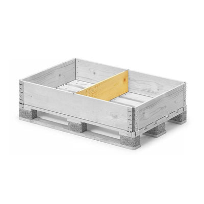 Pallet Collar Divider 1200 x 800 x 200mm – Multiplex Partition Wall (2 Compartments, Short Side)