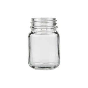 30ml Clear Powder Jar – White Flint Cosmetic Storage Jar