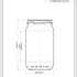 480ml Flint Glass Food Jar - Ardagh