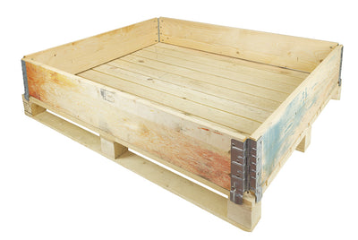 Used Wooden Pallet Collar 1200 x 1000 x 200mm – Foldable & Stackable | Sustainable Choice