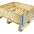 Used Wooden Pallet Collar 800 x 600 x 200mm – 4 Hinge Stacking Frame | Sustainable Choice