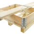 Wooden Pallet Collar 800 x 600 x 200mm – 4 Hinge Stacking Frame | ISPM 15 Export Approved
