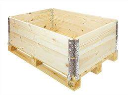 Wooden Pallet Collar 1200 x 800 x 200mm – 2 Board Stacking Frame with 4 Hinges | ISPM 15 Export Approved