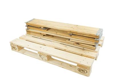Wooden Pallet Collar 1200 x 800 x 200mm – 6 Hinge Heavy Duty Stacking Frame | Export Ready