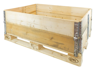 Wooden Pallet Collar 1200 x 800 x 200mm – 6 Hinge Heavy Duty Stacking Frame | Export Ready