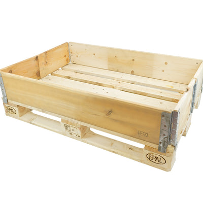 Wooden Pallet Collar 1200 x 800 x 200mm – 6 Hinge Heavy Duty Stacking Frame | Export Ready