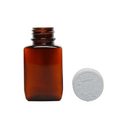 48ml Dalplas Amber Tablet Bottle with Child-Resistant Cap – Pharmaceutical Container
