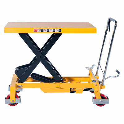 Scissor Lift Table 1016x510mm – 800 kg Load Capacity, Mobile Hydraulic Trolley