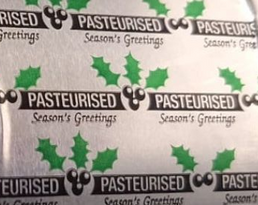 Aluminium Capping Foil – Christmas Silver & Green 51mm / 88mm x 50 Micron (Approx. 15kg per Box)