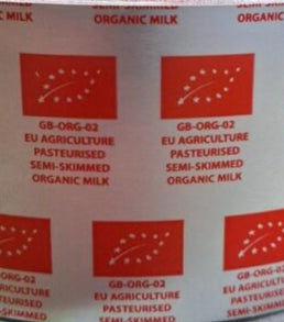 Aluminium Capping Foil – Organic Semi Skimmed 51mm x 50 Micron (Approx. 15kg per Box)