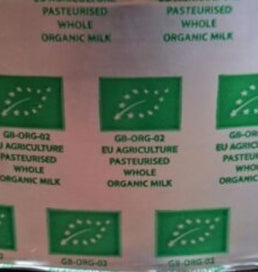 Aluminium Capping Foil – Organic Whole Milk 51mm x 50 Micron (Approx. 15kg per Box)