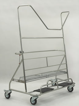 Plate Trolley Carry WP4BW with Shelf and Basket - Durable and Convenient - AB Range