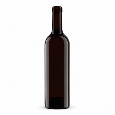 Bordelaise Asia Nostra 75cl Black Glass Bottle – Cork Finish