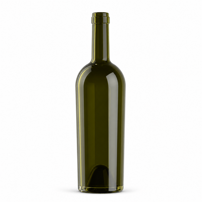 Bordelaise Baros 75cl Amber Auv Glass Bottle – Cork Finish