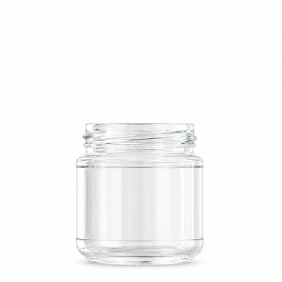 192ml Honey Jar Flint Glass