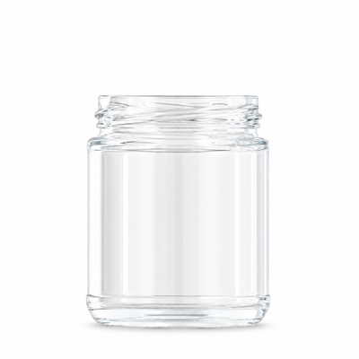 309ml Flint Glass Food Jar – 229g – White Flint Glass