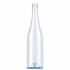 750ml Arctic Blue Burgundy Wine Bottle – 30mm Screw Top
