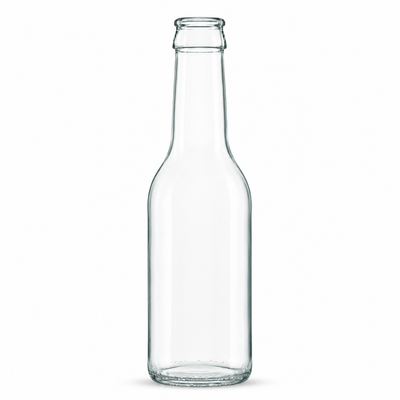 Long Neck Basse 25cl Flint Glass Bottle – Crown Finish