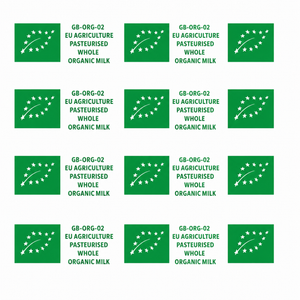 Aluminium Capping Foil – Organic Semi Green Print Scottish 51mm x 50 Micron (Approx. 15kg per Box)
