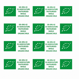 Aluminium Capping Foil – Organic Semi Green Print Scottish 51mm x 50 Micron (Approx. 15kg per Box)